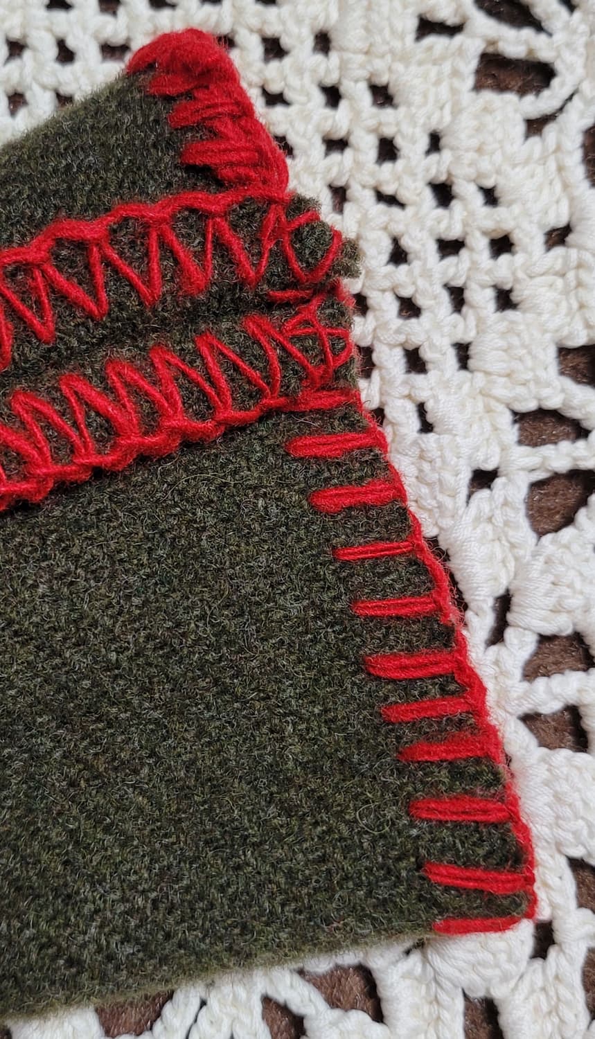 미국 헌팅 모직 핸드메이드 컵 홀더 상품이미지4