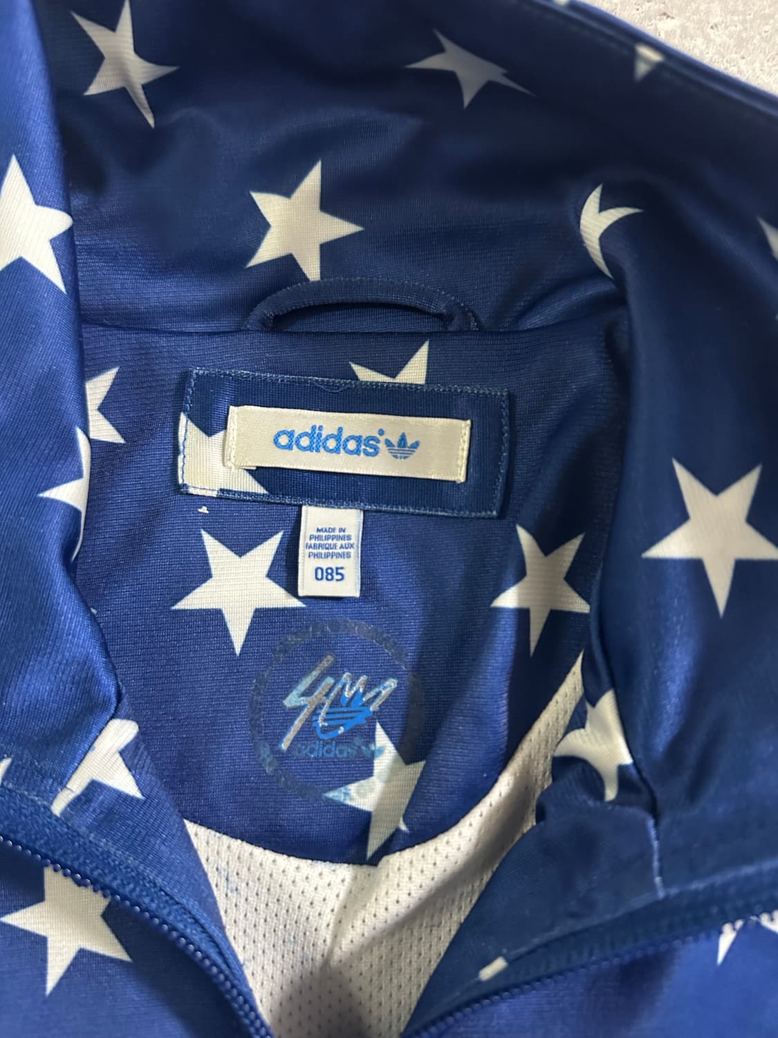 adidas 블루 스타 그래픽 트랙탑 상품이미지4