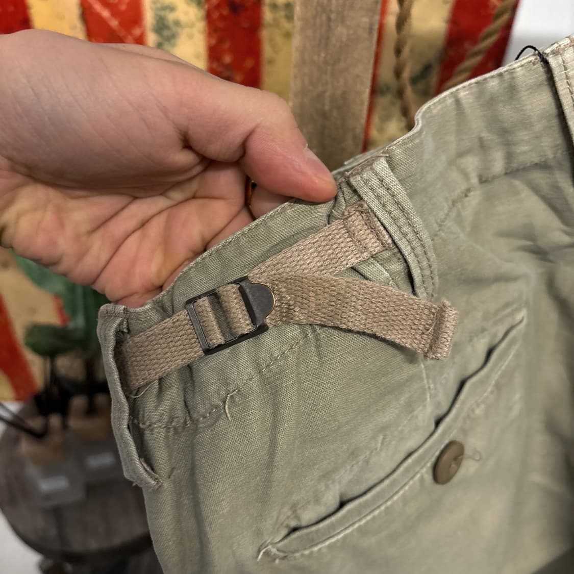 90s 아비렉스 US AMRY 42년도 복각 카고팬츠 비조스트랩 N628 상품이미지6