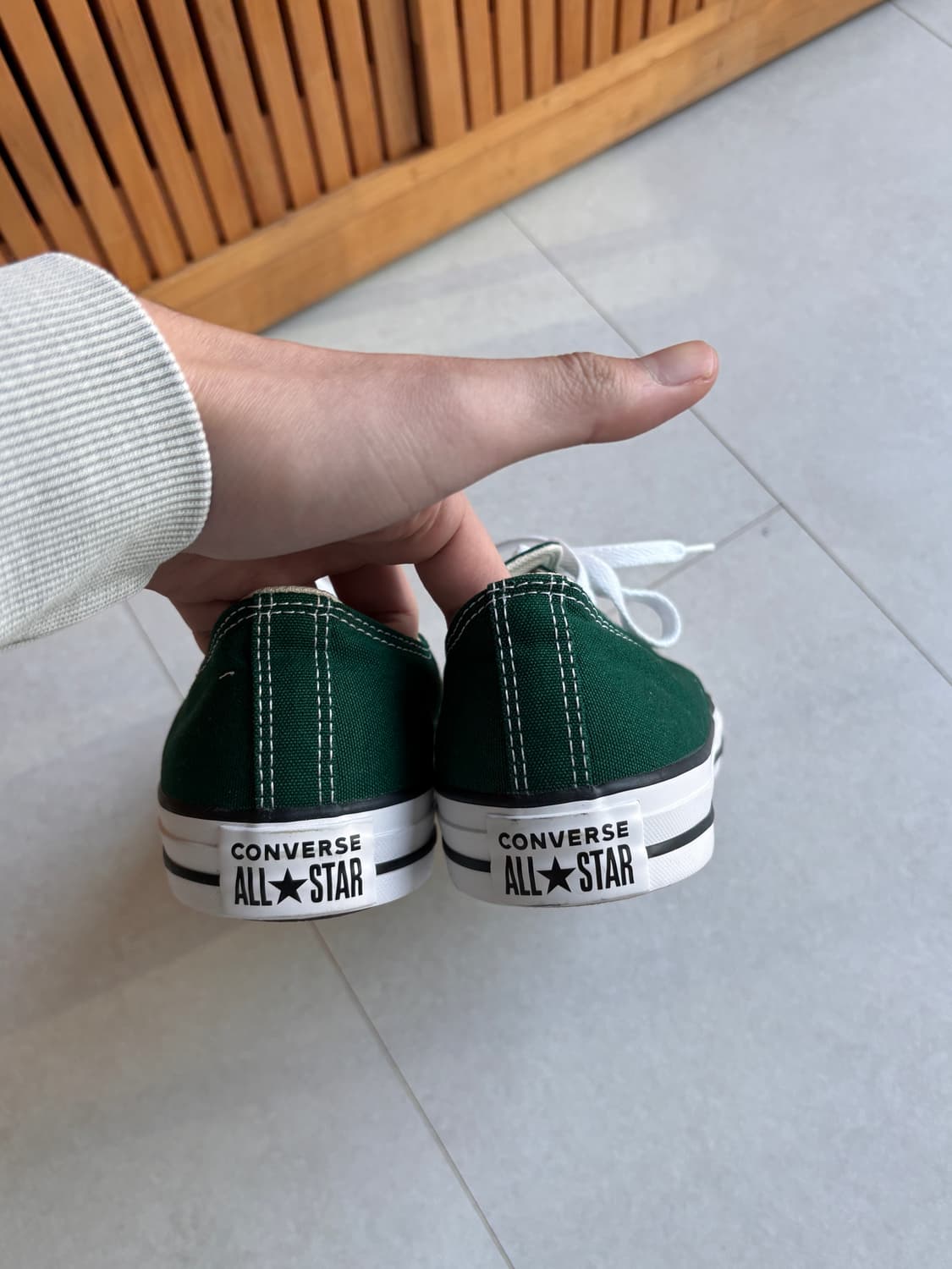 빈티지에 요즘 가장 잘 신는 그린 올스타 290 상품이미지7