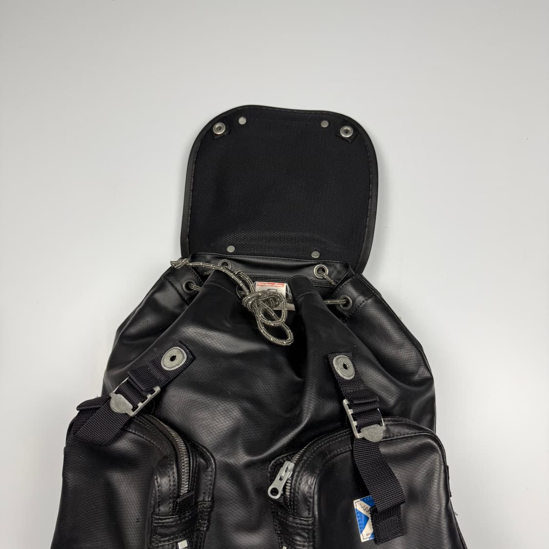 요시다포터 러기지라벨 뉴라이너 럭색 백팩 블랙 상품이미지6