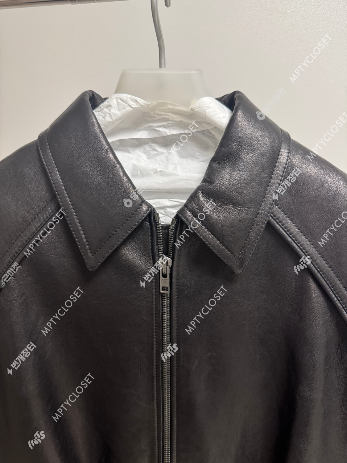 [50] 준지 24ss 259 램스킨 마원 자켓 점퍼 이채민 착용 상품이미지5