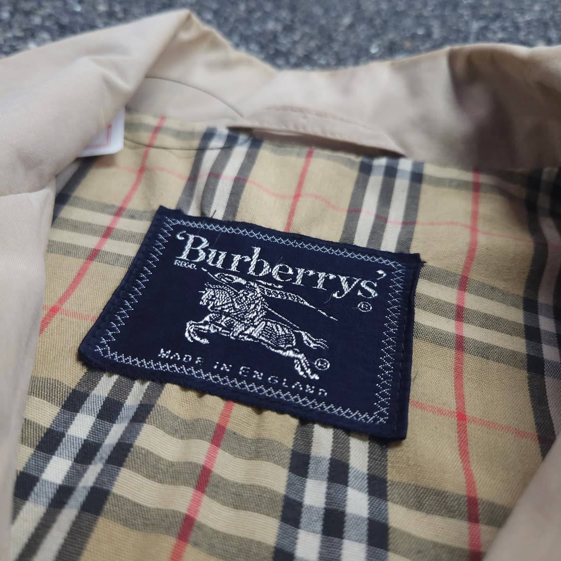 버버리 베이지 노바체크 아카이브 스윙톱 자켓 (L) 상품이미지9