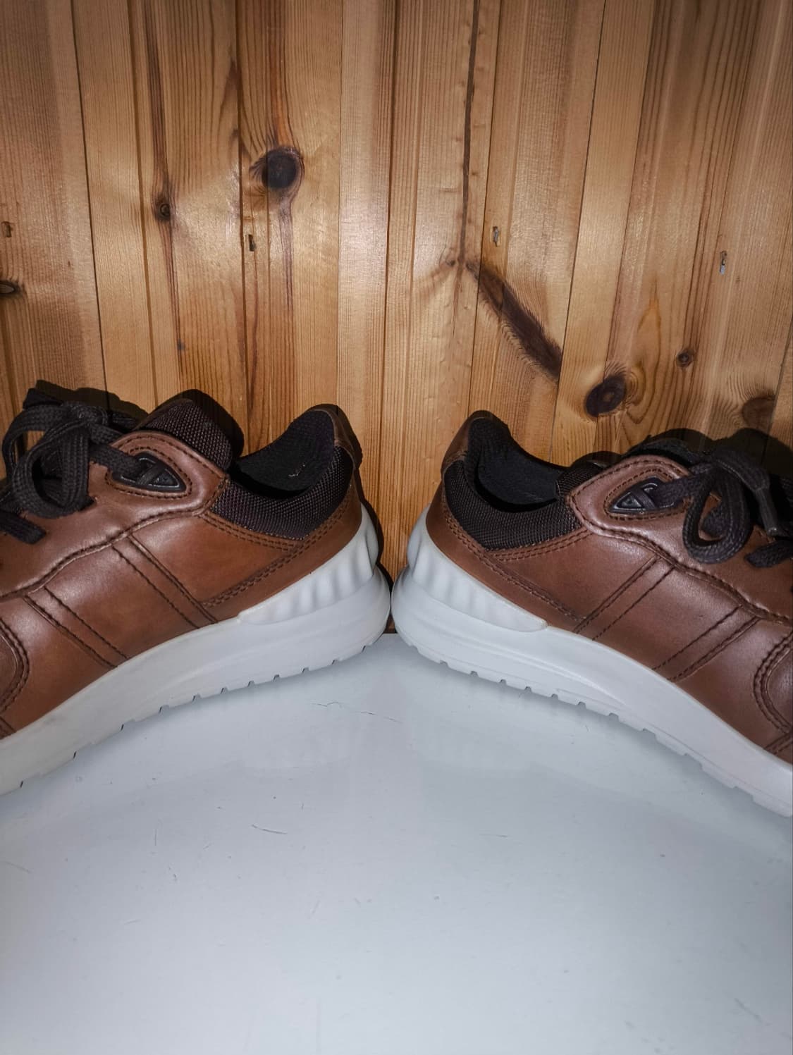 255mm 에코 아스터 소가죽 스니커즈 브라운 상품이미지6