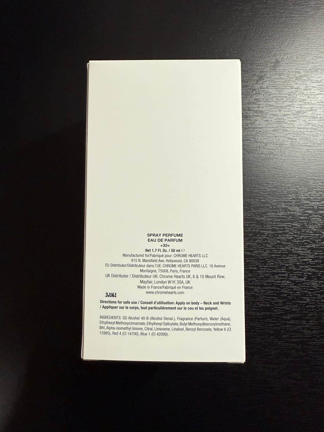 크롬하츠 향수 33 EDP 50ml 상품이미지6