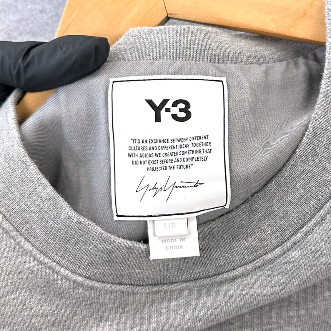 요지 야마모토 스웻셔츠 맨투맨 긴팔 티셔츠 스웨트 남성 L 상품이미지5