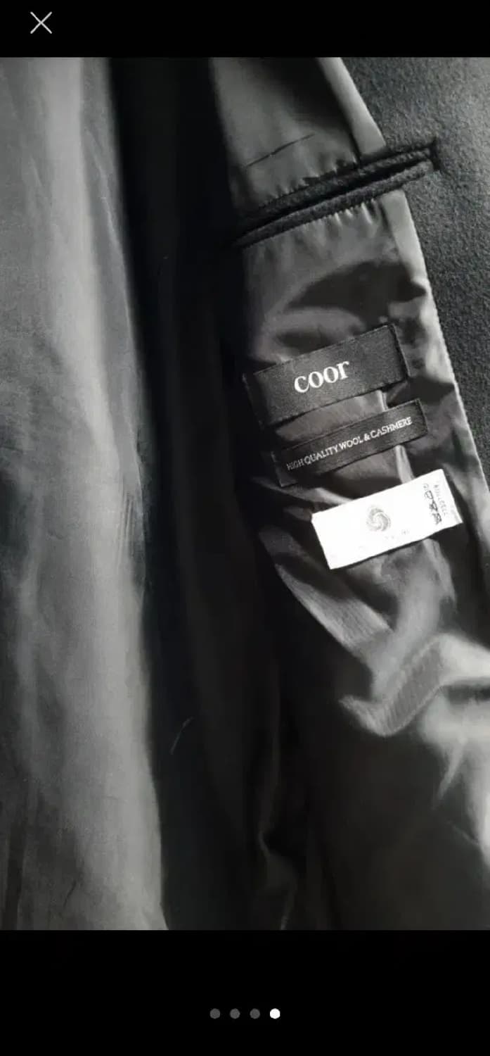 @쿠어 coor 싱글코트 블랙 급처@ 상품이미지3