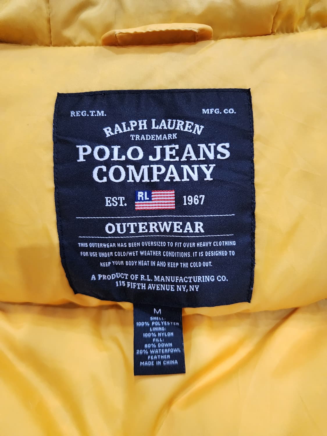 폴로 랄프로렌 진스 00s 후드 푸퍼 패딩 M 상품이미지9