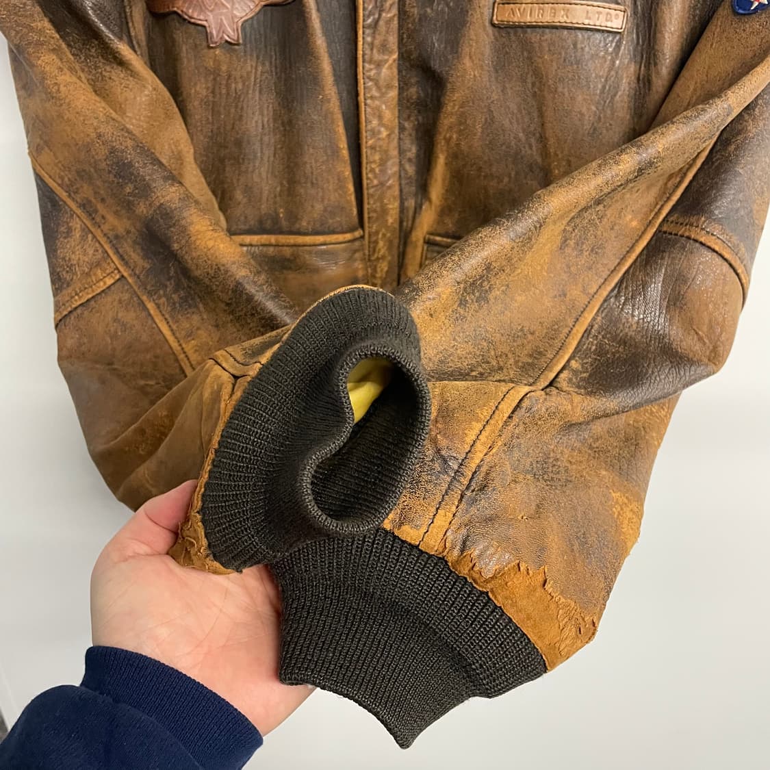 아비렉스 A2 가죽자켓 상품이미지4