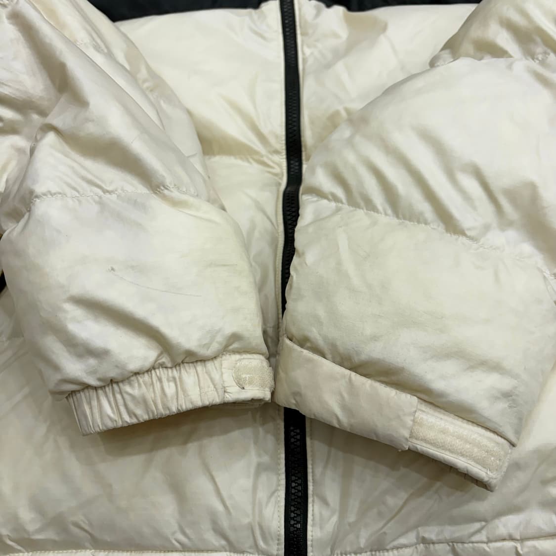 노스페이스 화이트라벨 눕시 온볼 크림 패딩 105 xl 상품이미지2