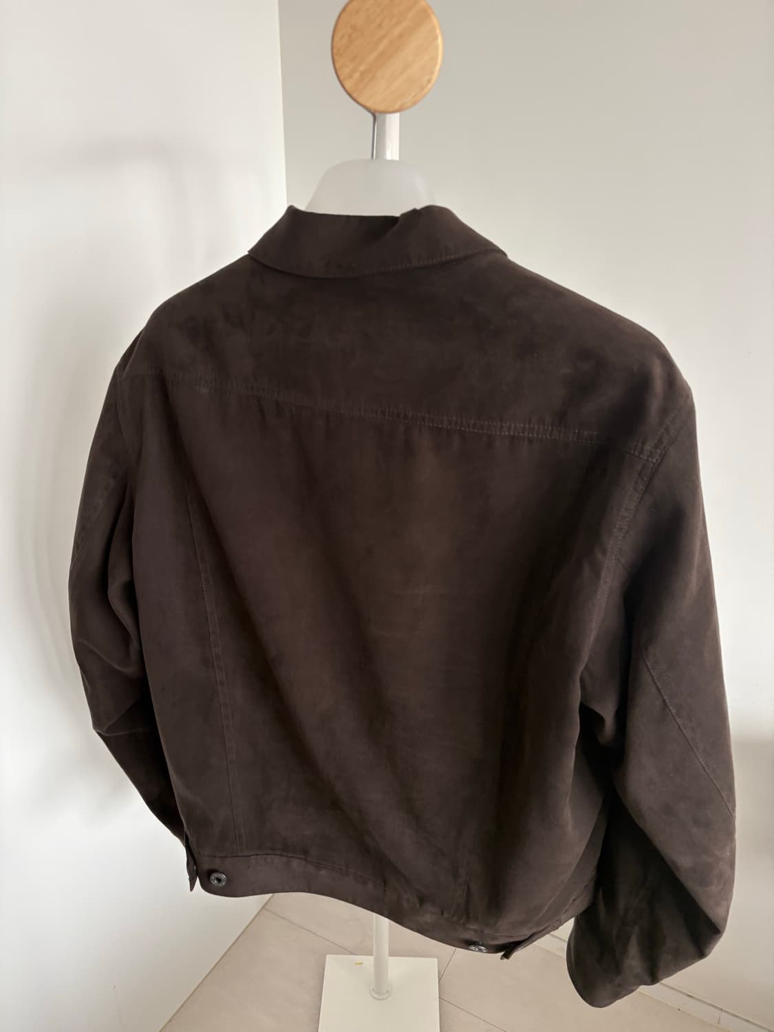 인사일런스 포우 스웨이드 트러커 자켓 브라운 S 상품이미지2