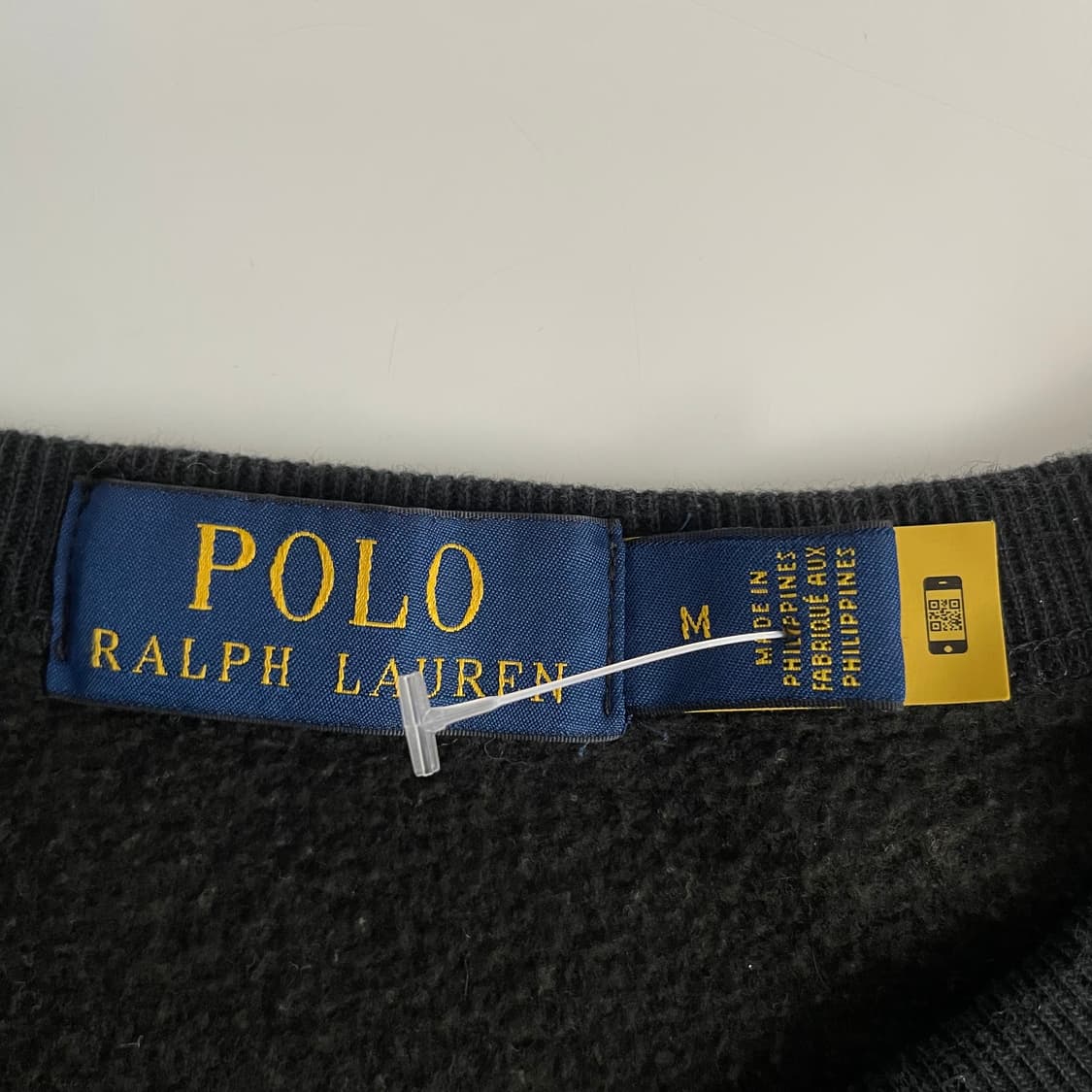 Polo  폴로 랄프로렌 Qr신형 아치로고 블랙 맨투맨 상품이미지4