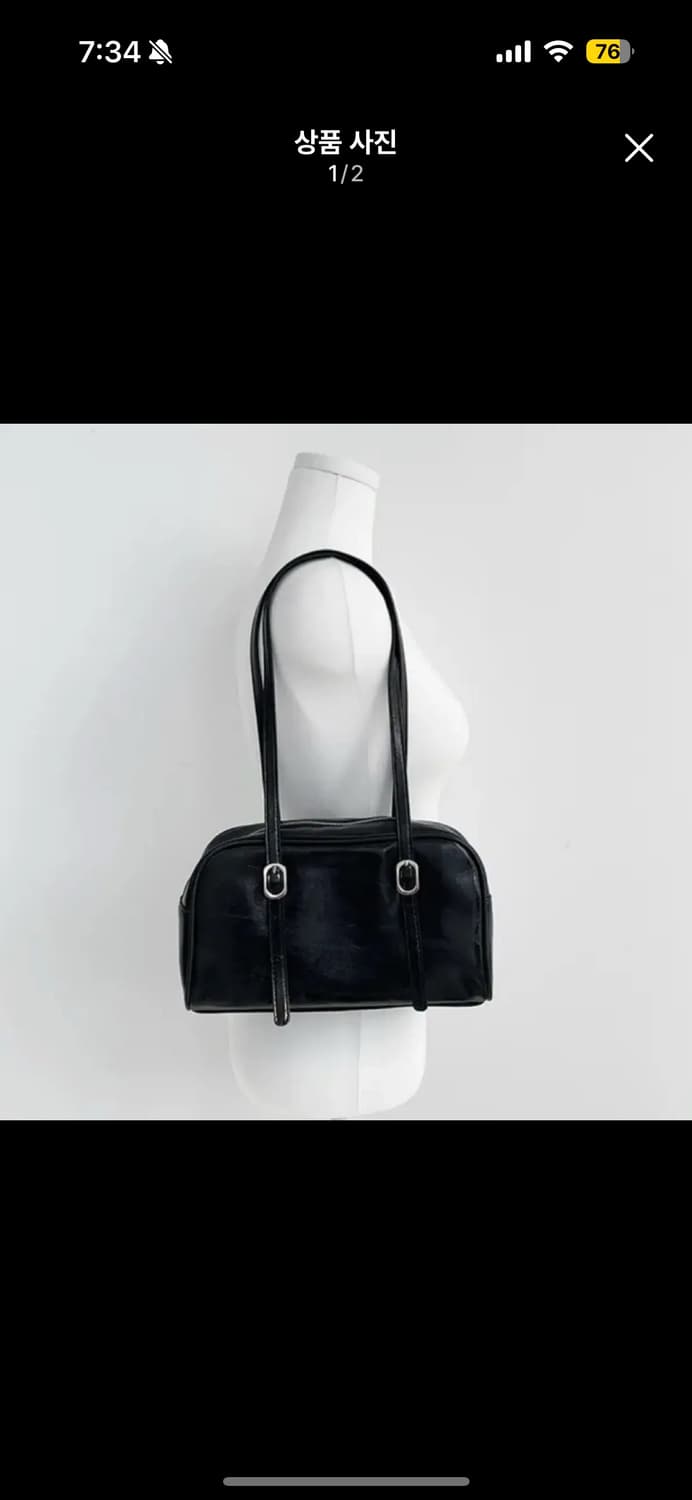 스퀘어 글로시 숄더백 상품이미지1