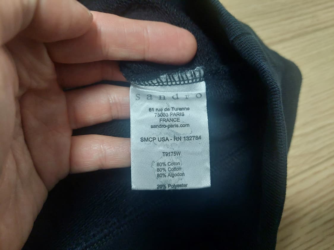 산드로 옴므 조이 디비전 라인 맨투맨 상품이미지5