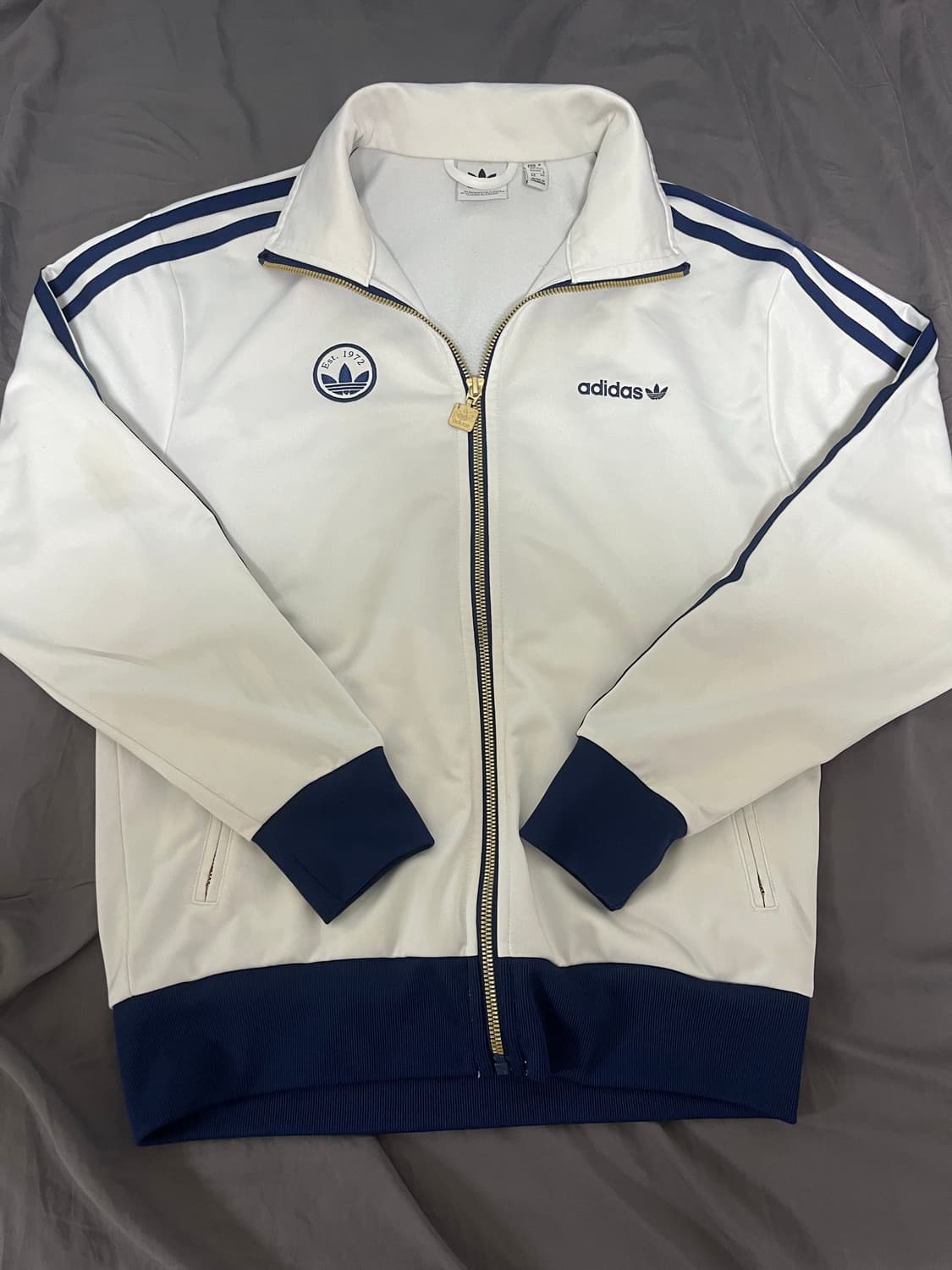 XS) 아디다스 파이어버드 배지 클라우드 화이트 져지 상품이미지2