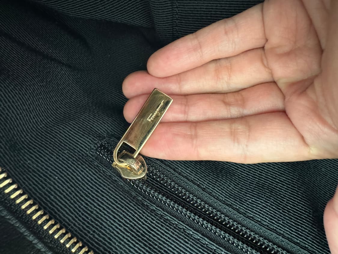 페라가모 간치니 레오파드 숄더 토트백 상품이미지7