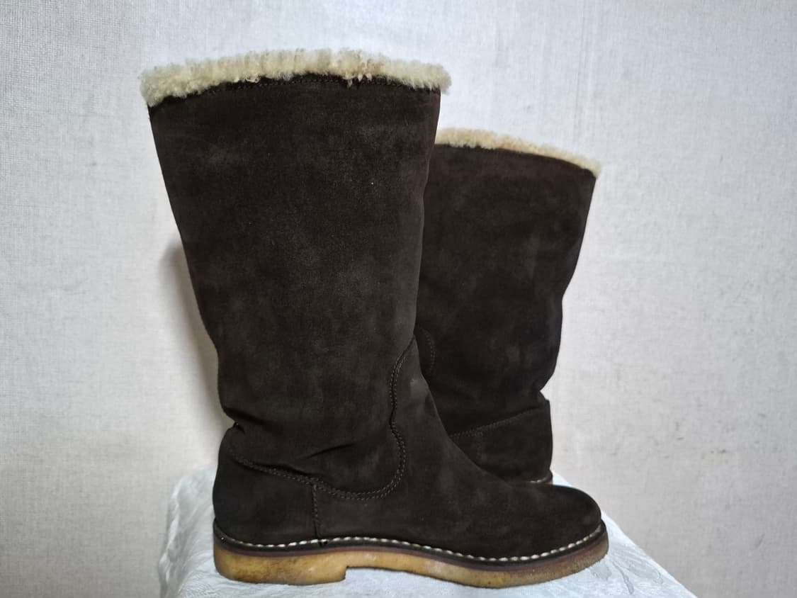 발리 스웨이드 양털 부츠 38 1/2 (250) 상품이미지3