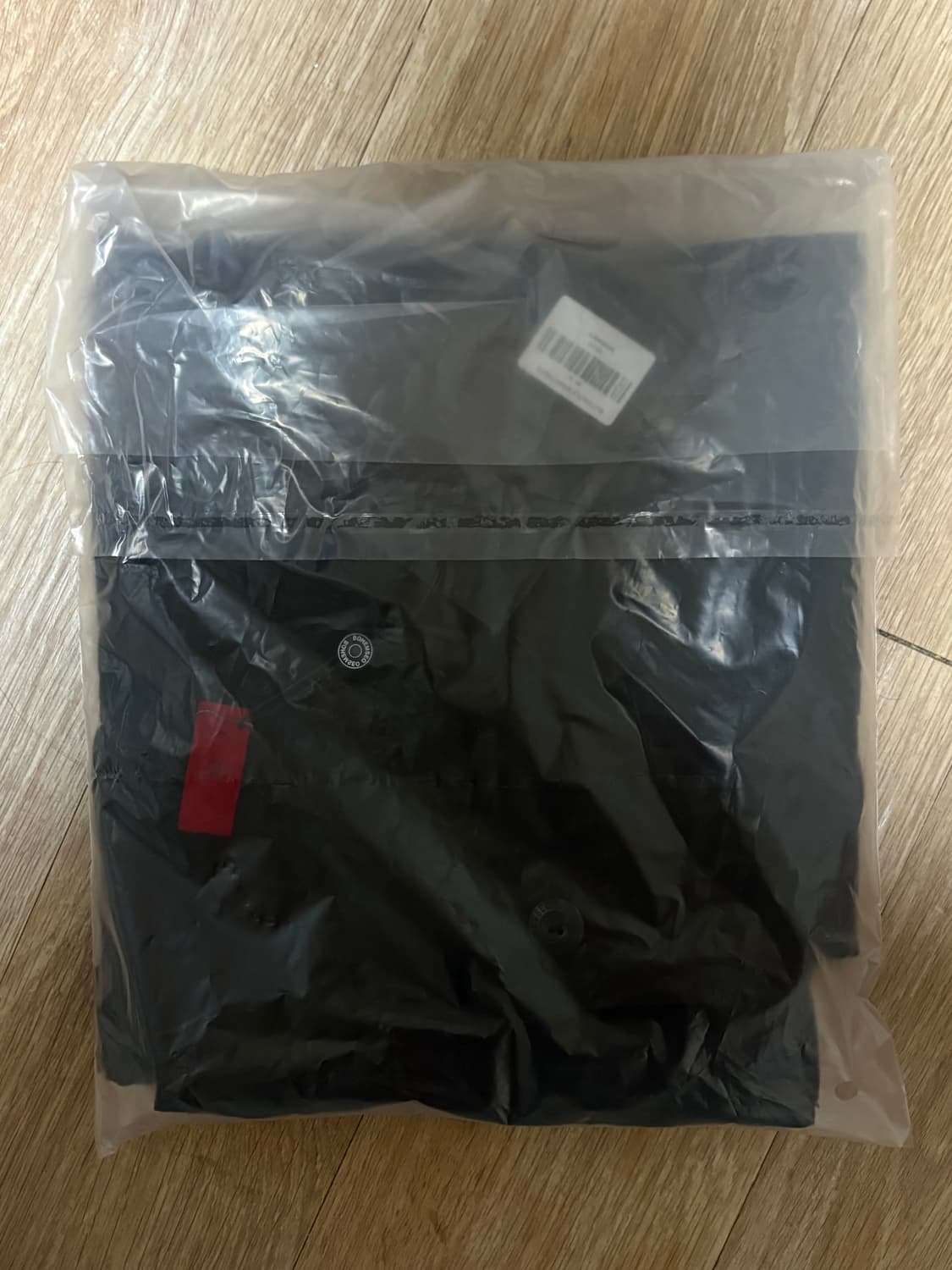 BUTTON FLY STRAP PANTS, BLACK 상품이미지2