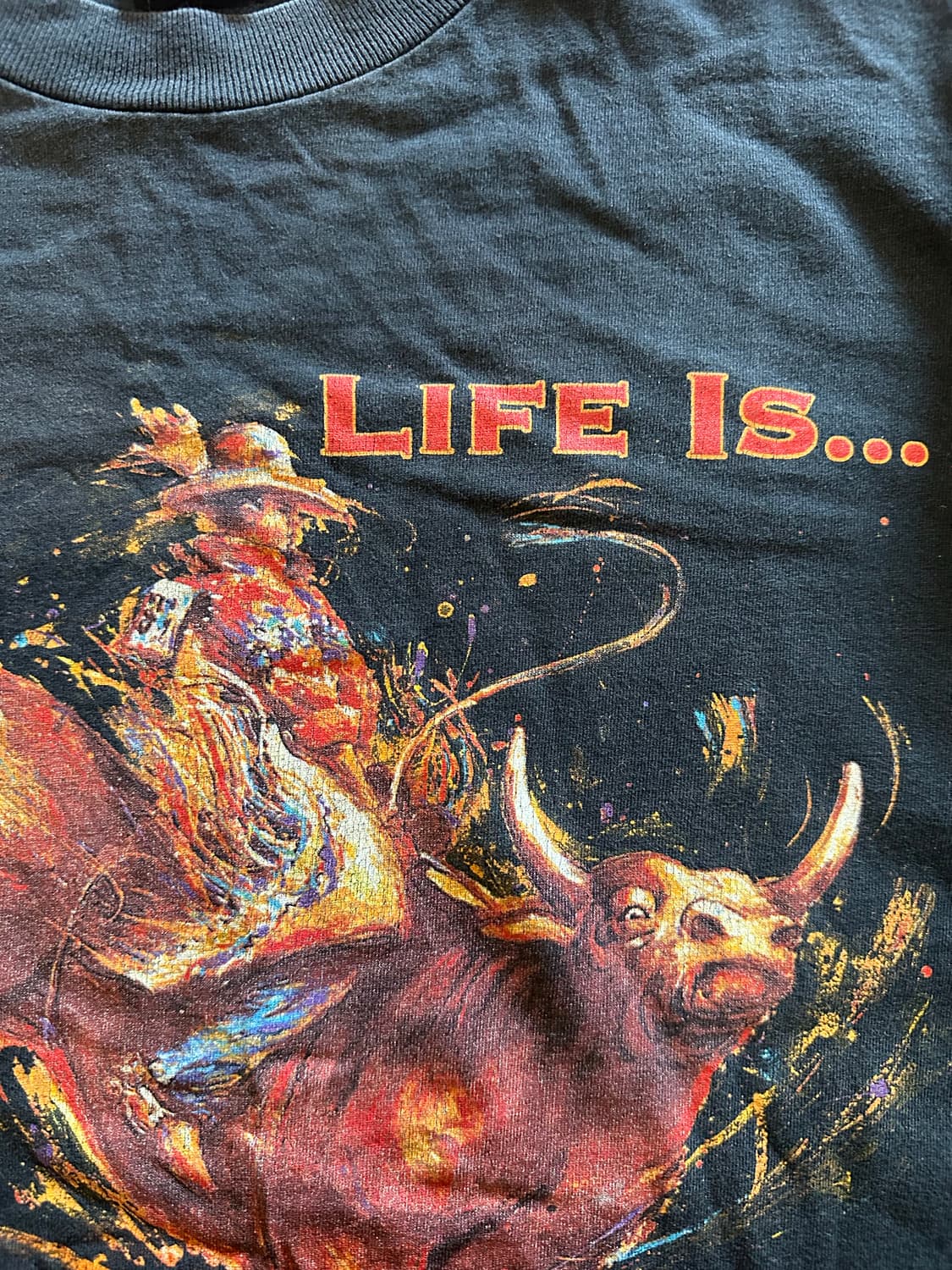 00s 카우보이 로데오 아트웍티 -XL 상품이미지3