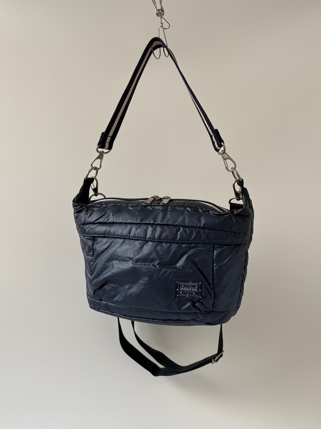 2way Nylon Shoulder Bag (Navy) 상품이미지1