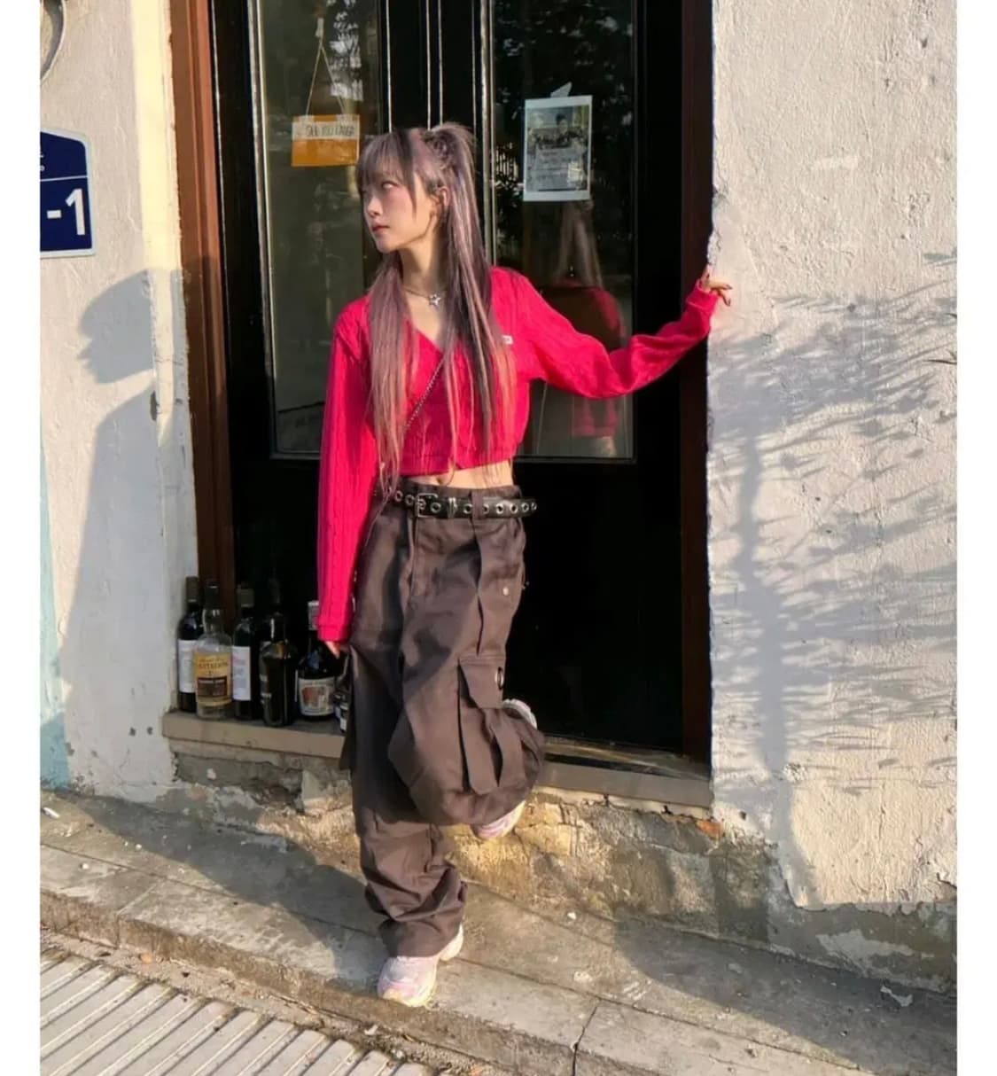 체리퀴리 라뇨 핫핑크 가디건 상품이미지2