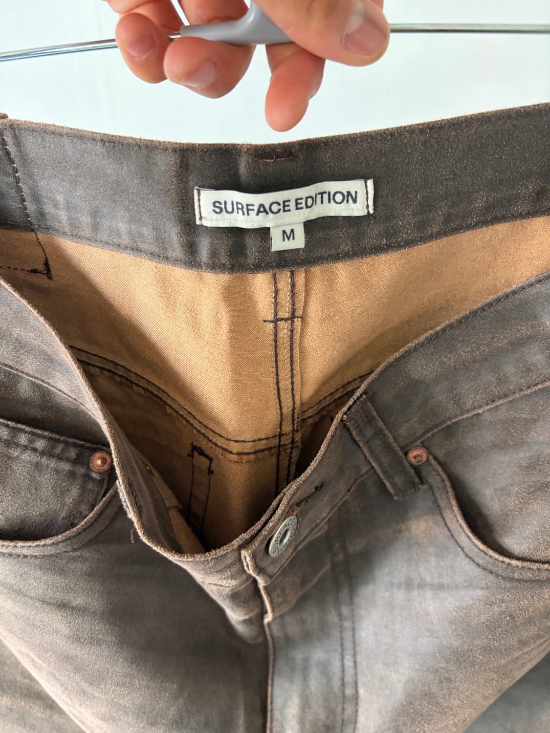 Surface Edition (LEATHER PANTS BROWN) 상품이미지7