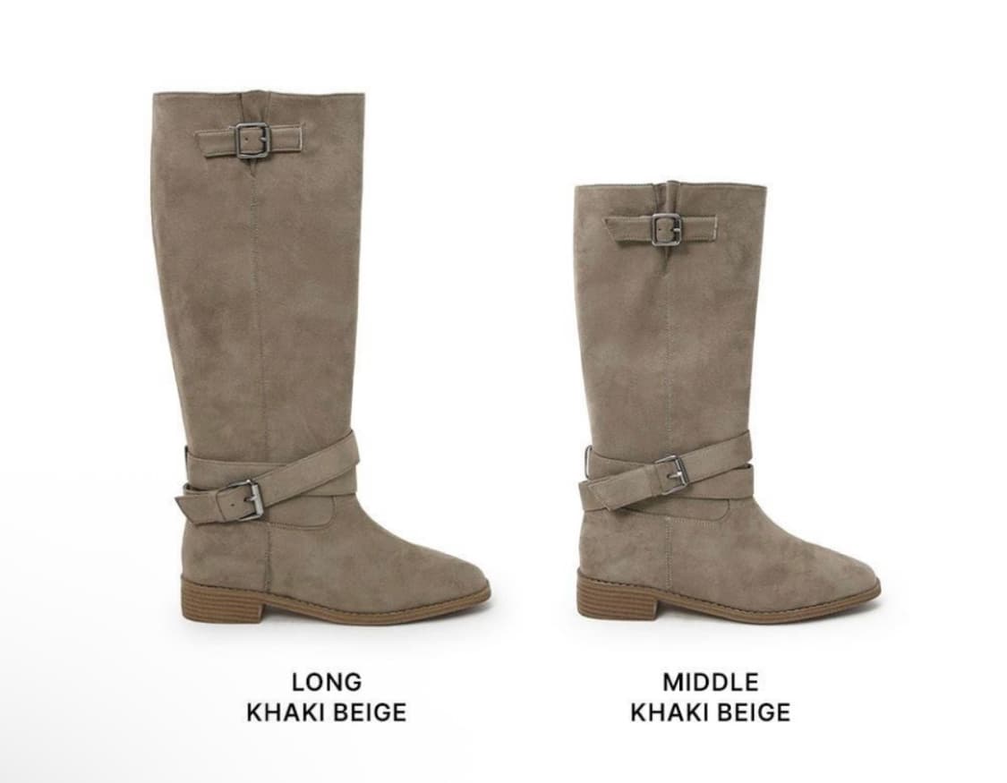 레이지앤 버클 스트랩 웨스트 미들 부츠 상품이미지4