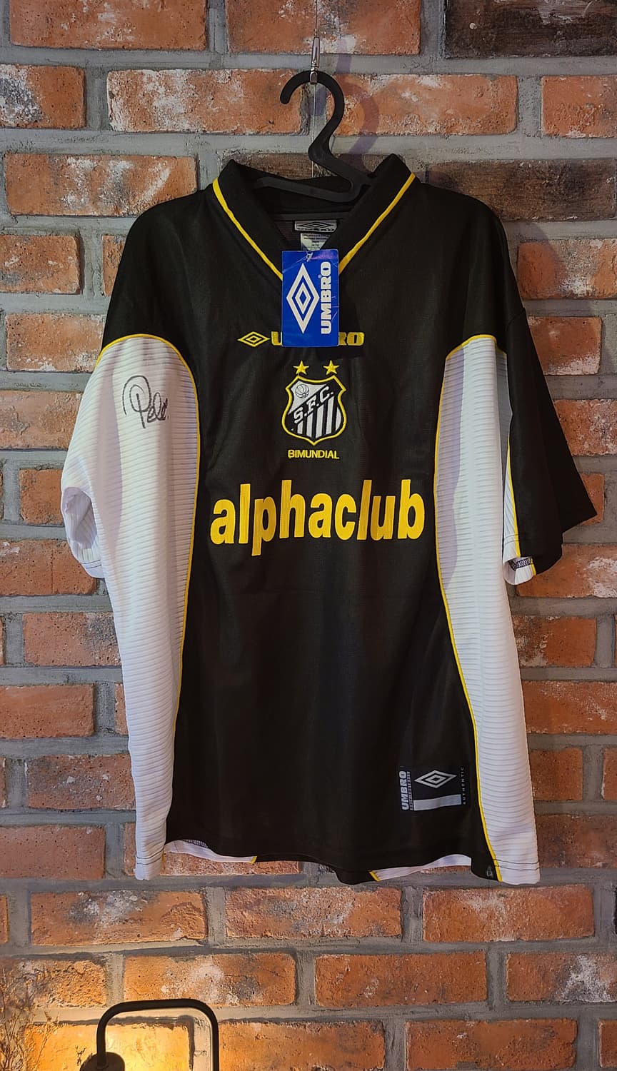 브라질 산투스 00시즌 택, 펠레 싸인 유니폼 상품이미지1