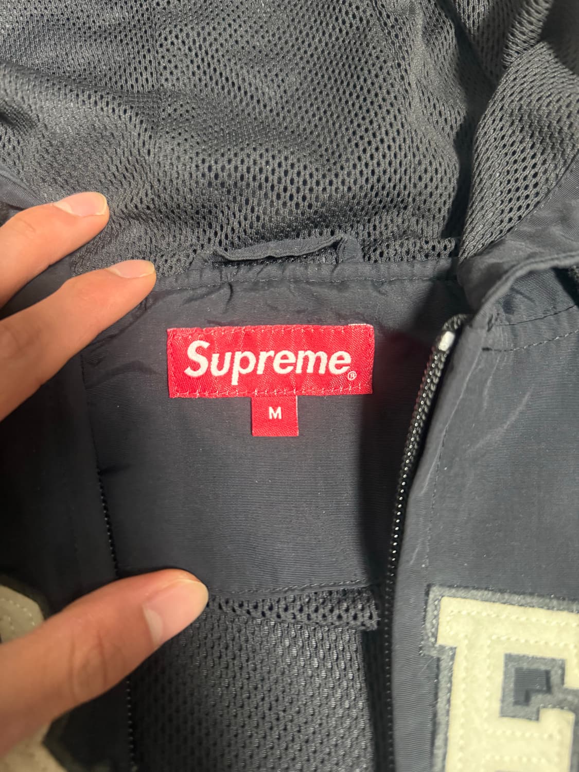 슈프림 아플리케 후드 트랙자켓 m 상품이미지2