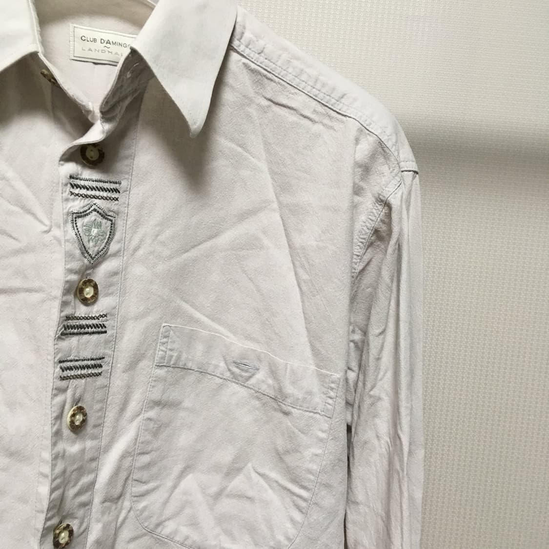 Trachten Embroidered Shirt 상품이미지4