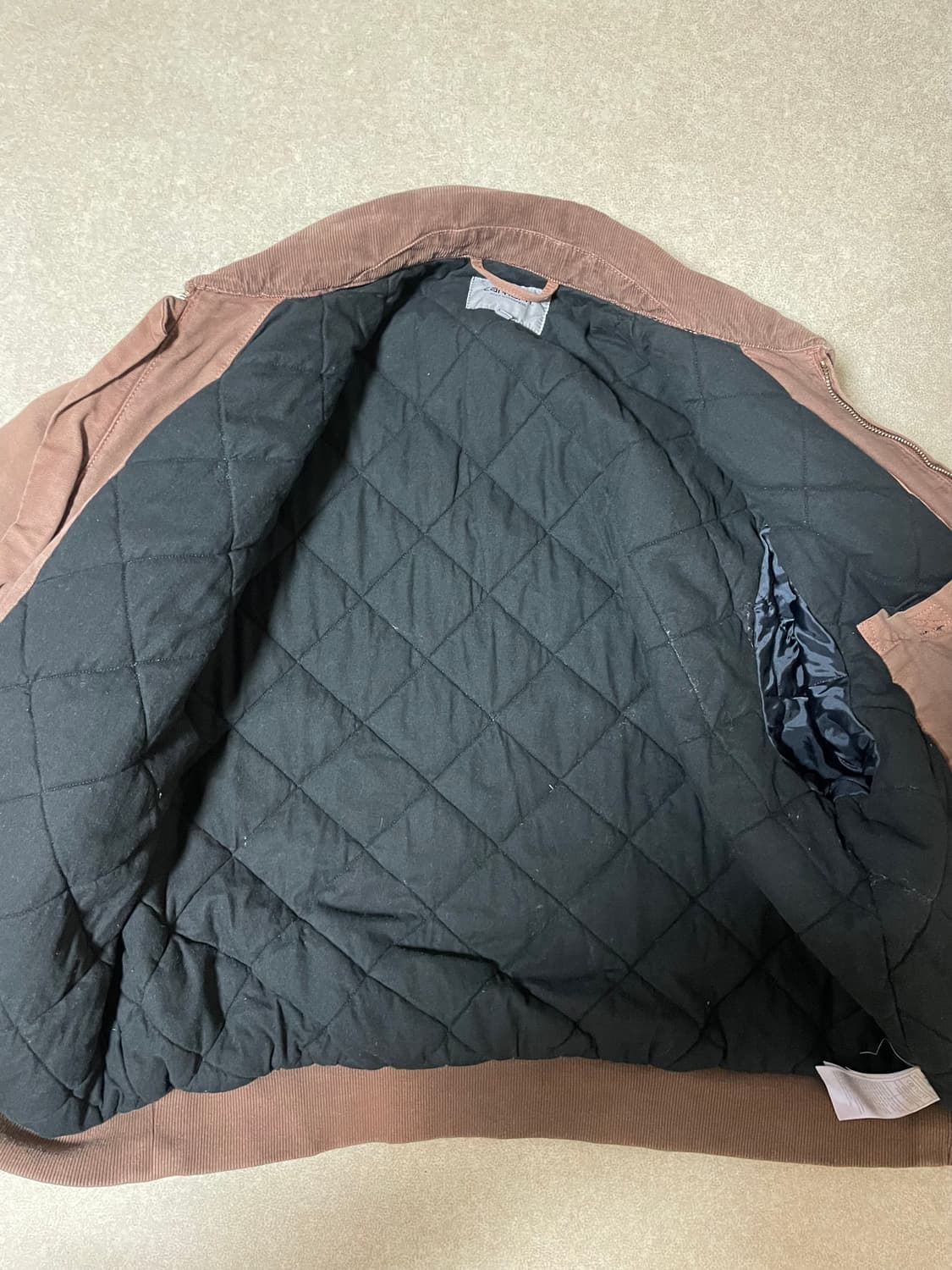 칼하트 스톤워시드 자켓 초콜릿 상품이미지2