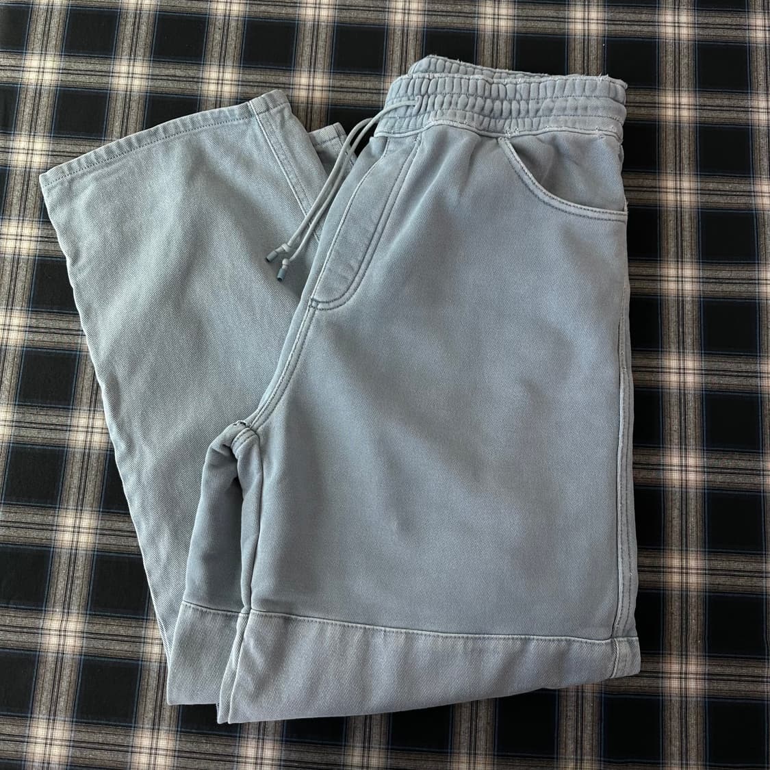 아모멘토 드로우스트링 디스트레스 팬츠 상품이미지2