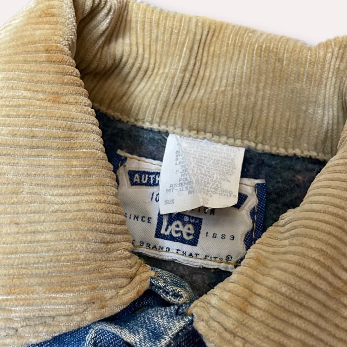Vintage LEE Authentic Denim jacket s 상품이미지6