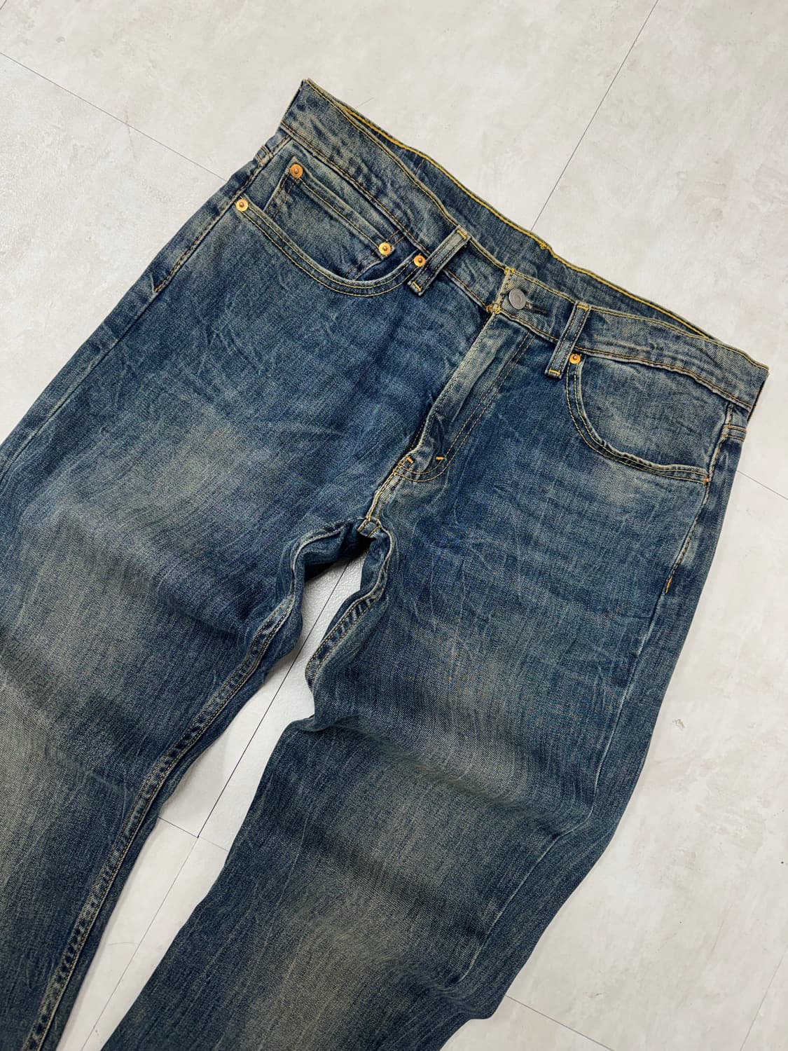 •리바이스 511 워싱 데님 팬츠 W34 L34 상품이미지2