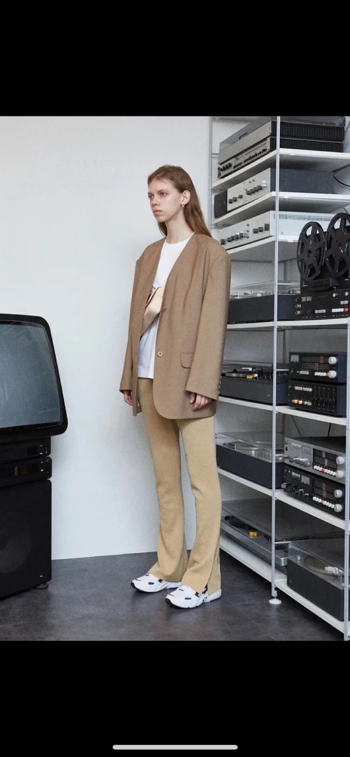 로우클래식 로클 노칼라 자켓 상품이미지1