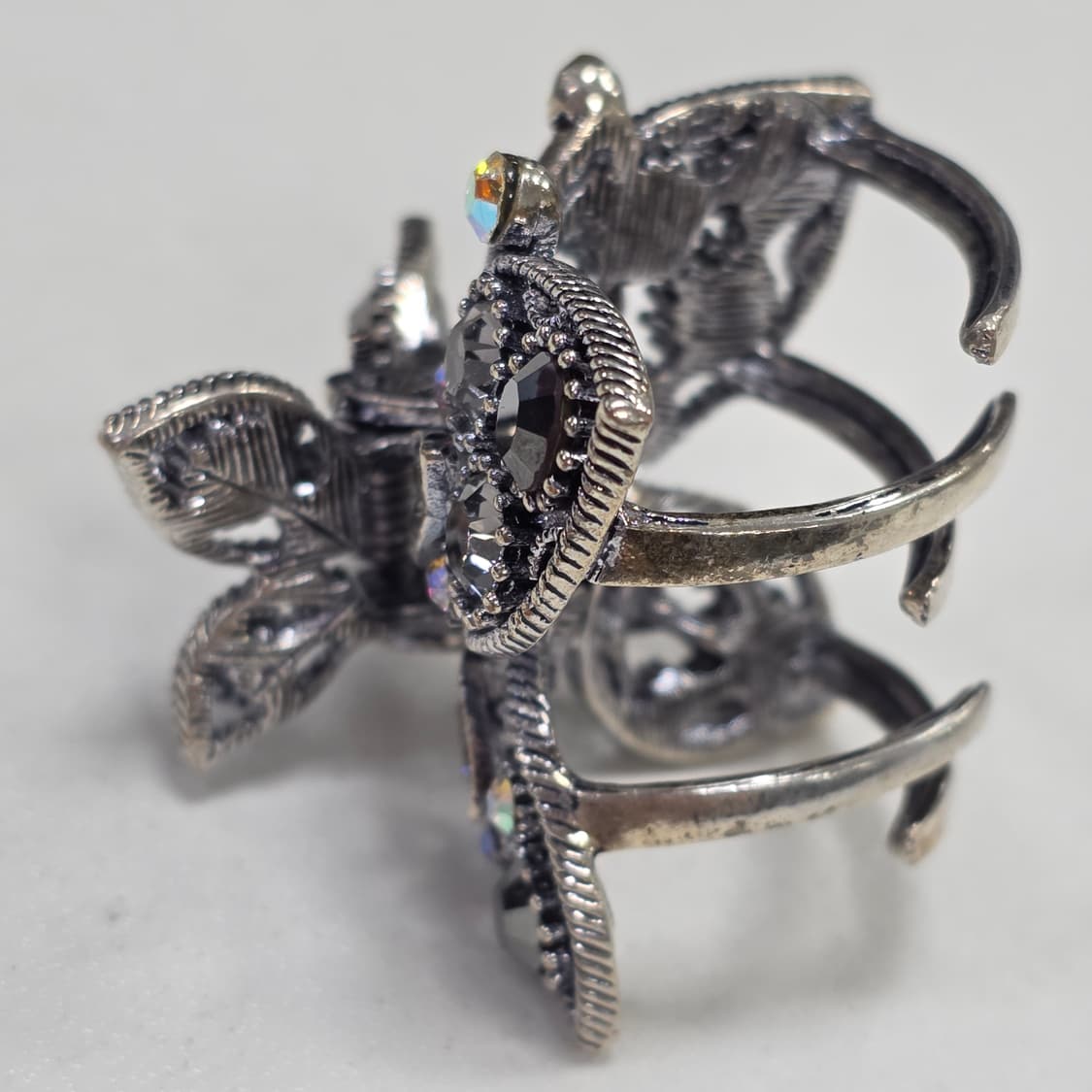 4000원) 빈티지 앤틱 블랙 큐비 나비 바로크 머리핀 헤어집게 상품이미지3