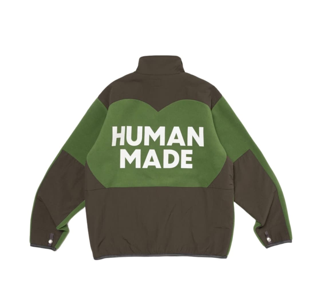 Human Made Fleece Jacket Green 상품이미지2