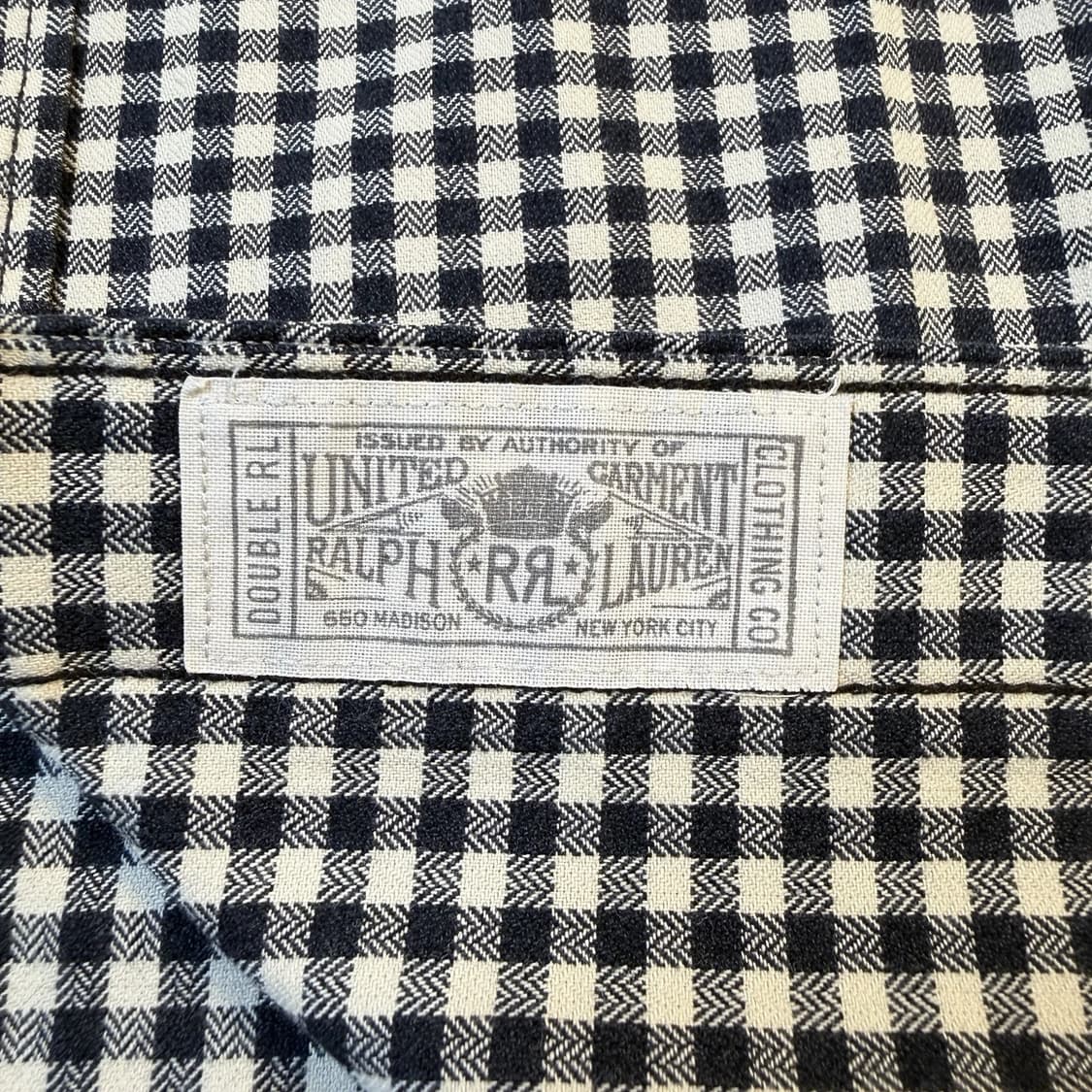 더블알엘 체크 워크 셔츠 상품이미지5