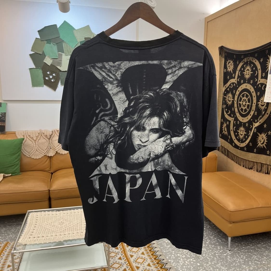 MICHEAL X-JAPAN 요시키 펑크 반팔티 XL C11373 상품이미지4