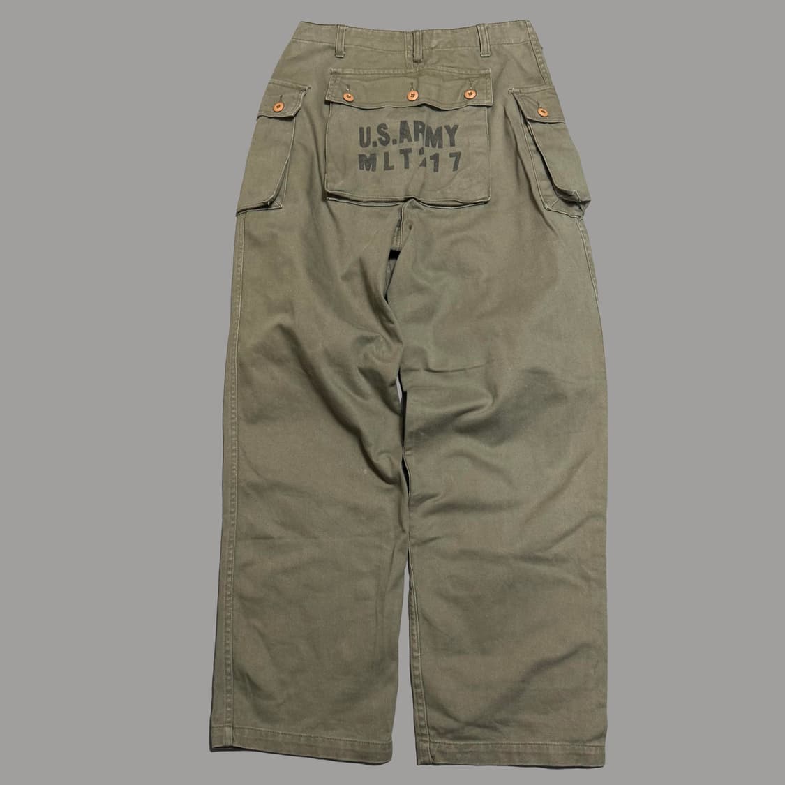TONGS 올리브컬러 스텐실 M44 필드 트라우저 팬츠 상품이미지7