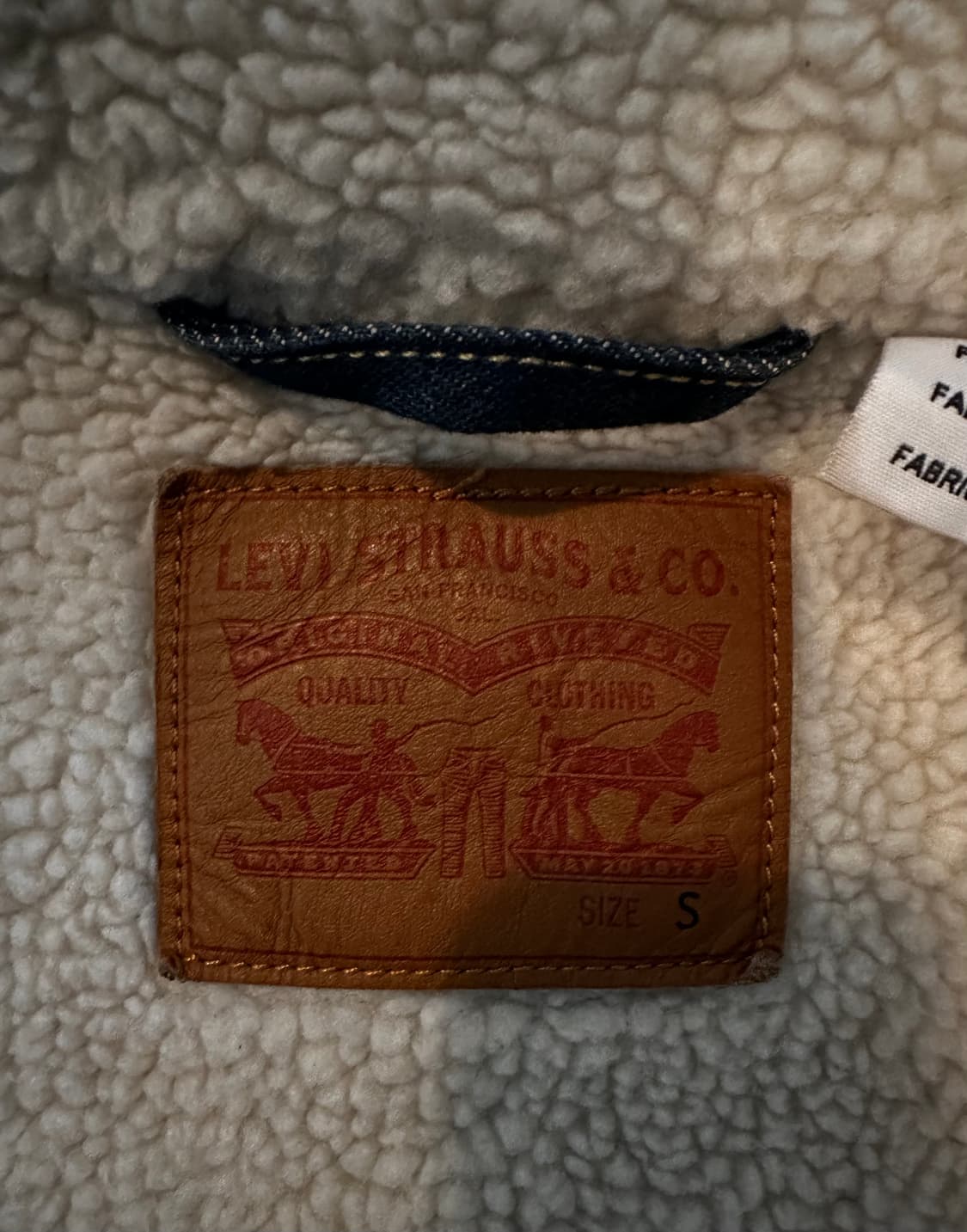 리바이스 쉐르파 데님 자켓 S 상품이미지2