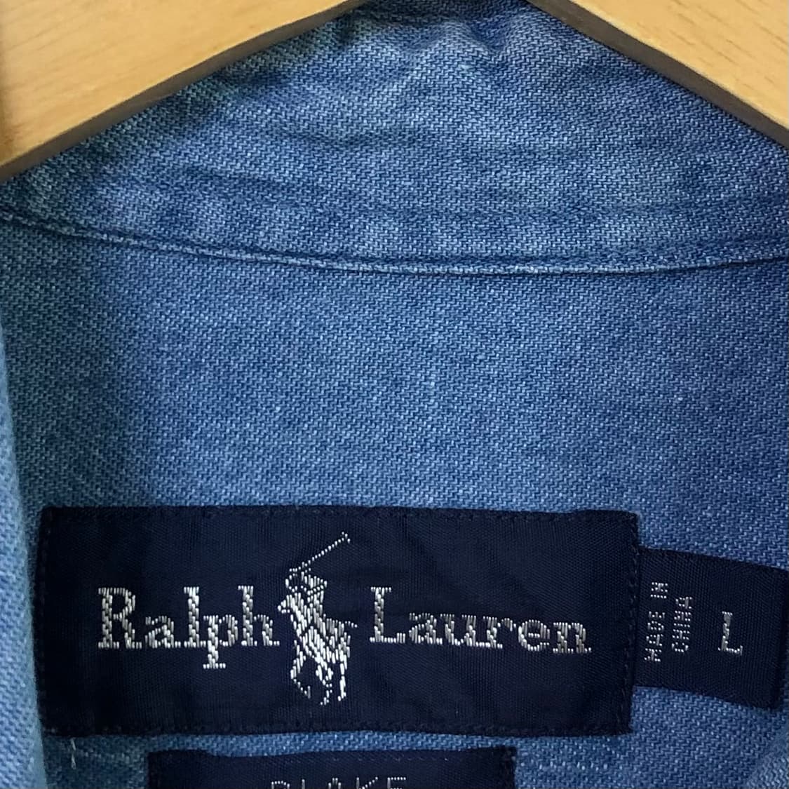 XL 폴로 데님 셔츠 상품이미지3