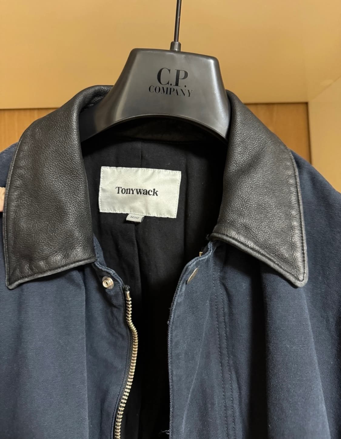 24fw 토니웩 레더 워크 자켓 판매합니다.(52사이즈) 상품이미지2