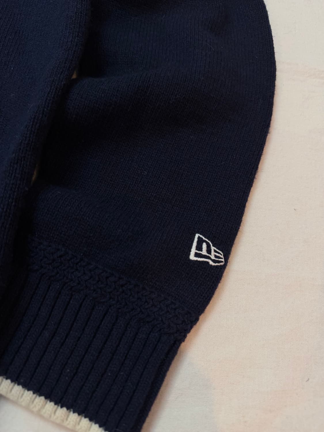 뉴에라 양키스 NY 빅로고 울 니트 네이비 상품이미지3
