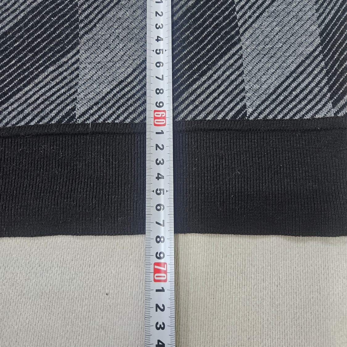 실측확인 빈티지 터틀넥 패턴 니트 스웨터 0325Y 상품이미지6