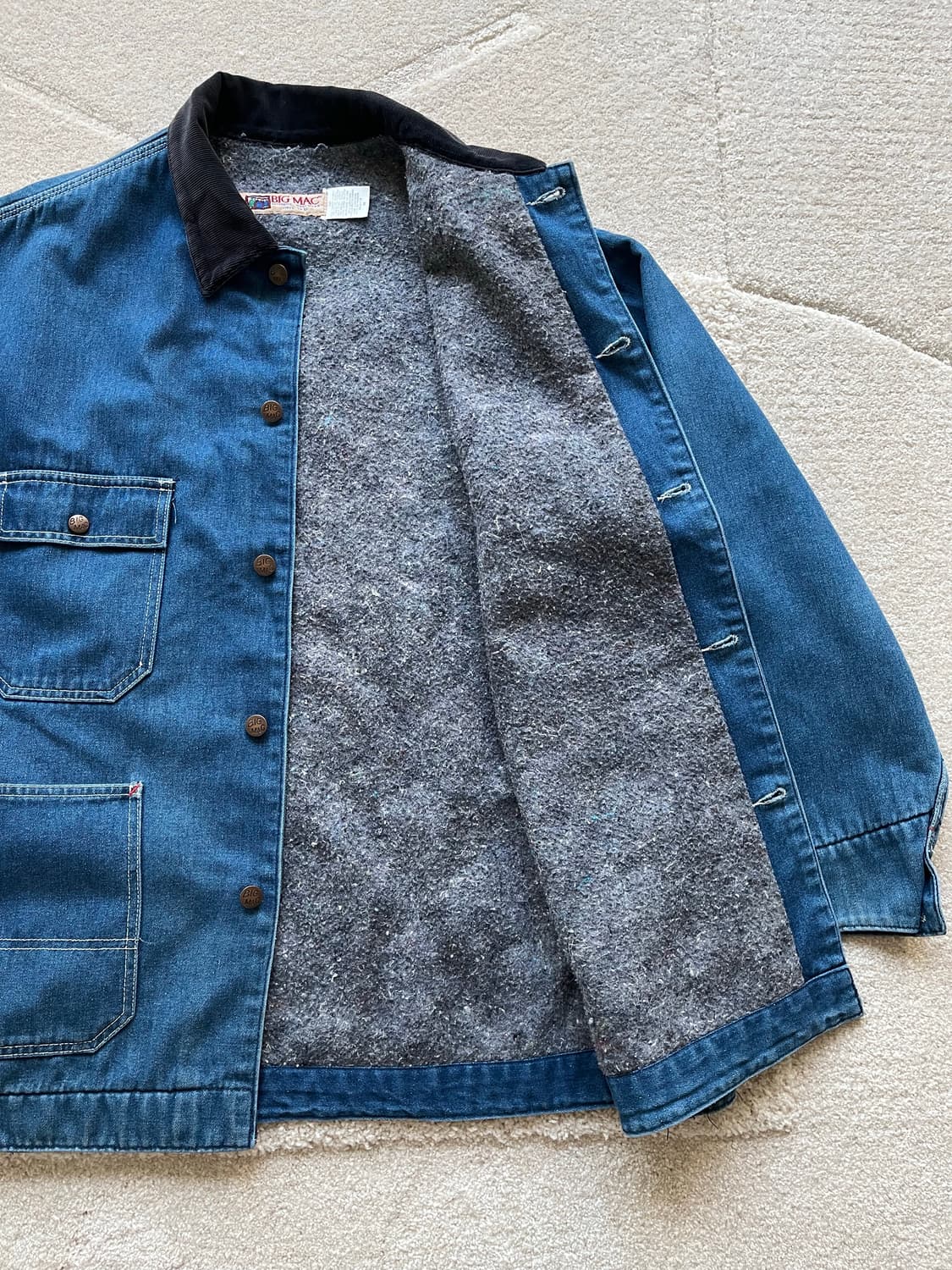 빅맥 울라이너 데님 초어 자켓 (105) 상품이미지7