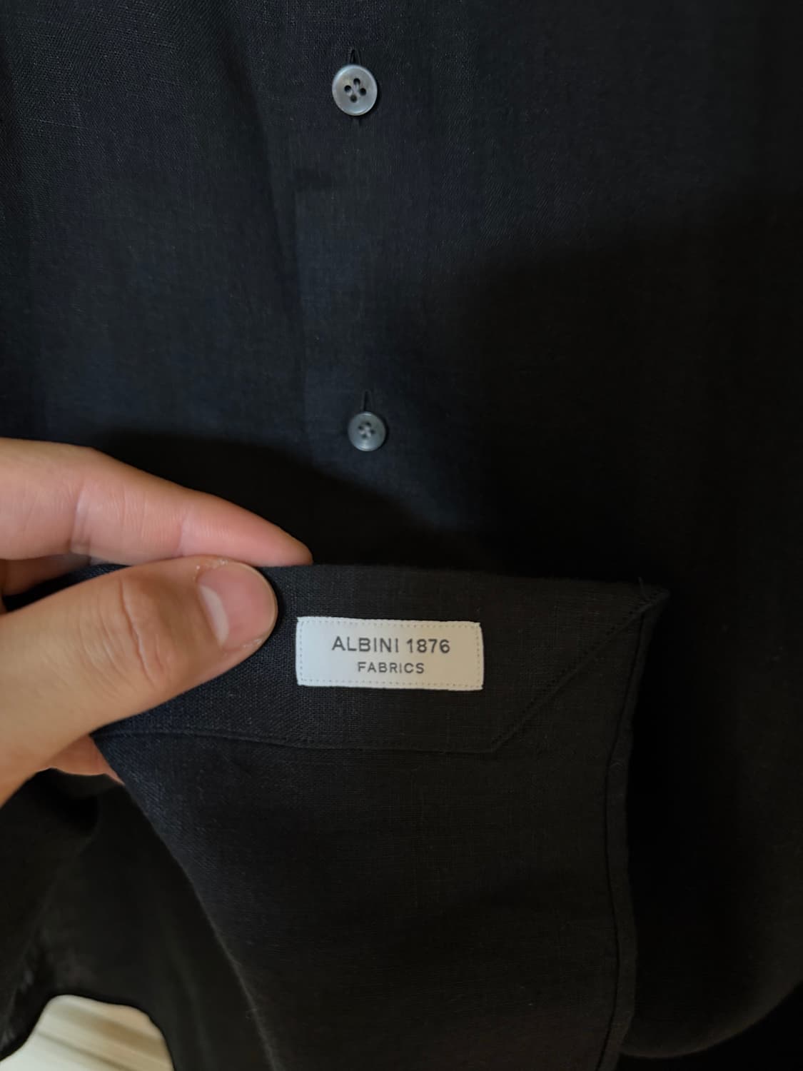 수트서플라이 퓨어 린넨 셔츠 상품이미지6