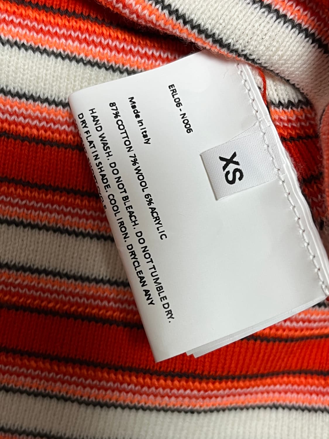 Er stripe knit xs 새상품 이알엘 스트라이프 상품이미지3