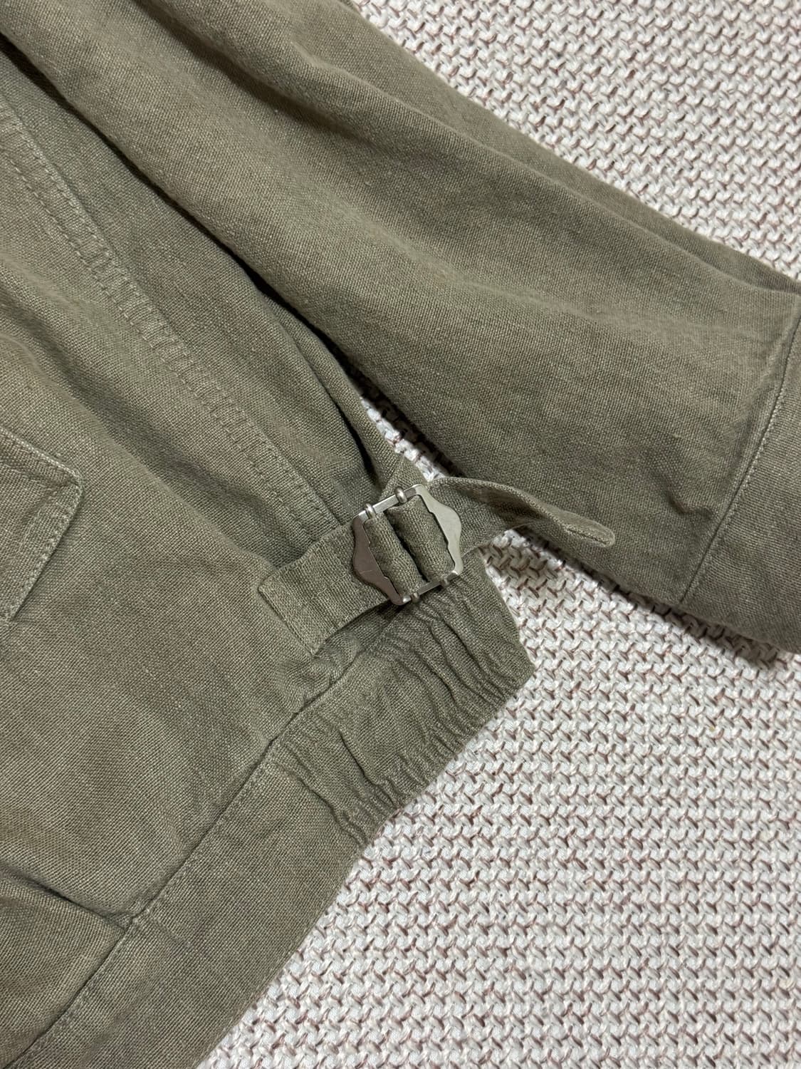 포터리 스윙탑 블루종 카키 2사이즈 상품이미지2