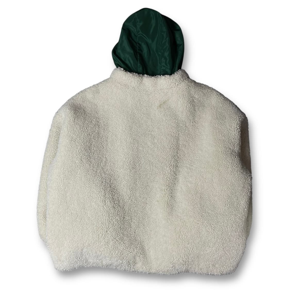 자라 아이보리 그린 포인트 뽀글이 플리스 자켓 M 상품이미지2